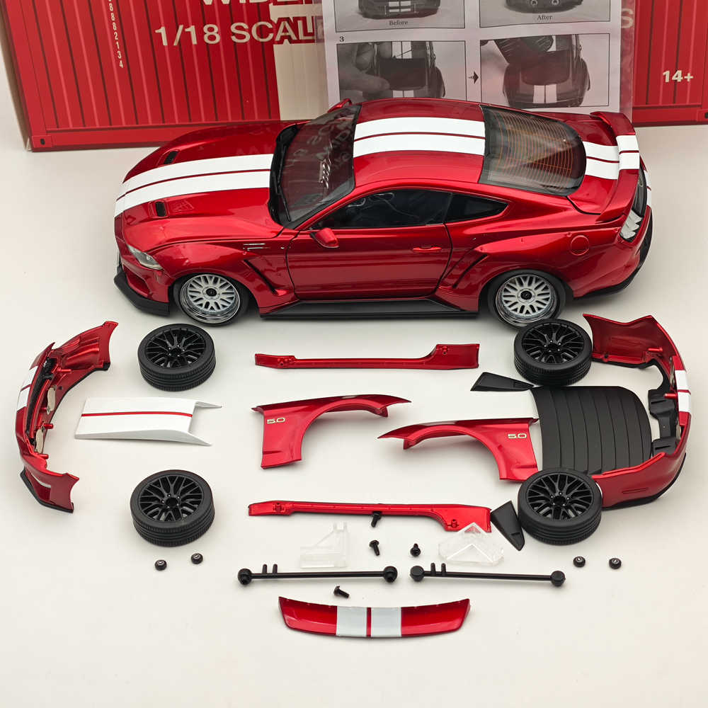限定値下げDIECAST MASTERS FORD MUSTANG GT2019 DM 1:18 Ford Mustang GT 2019 Matte Black RHD Diecast Cars