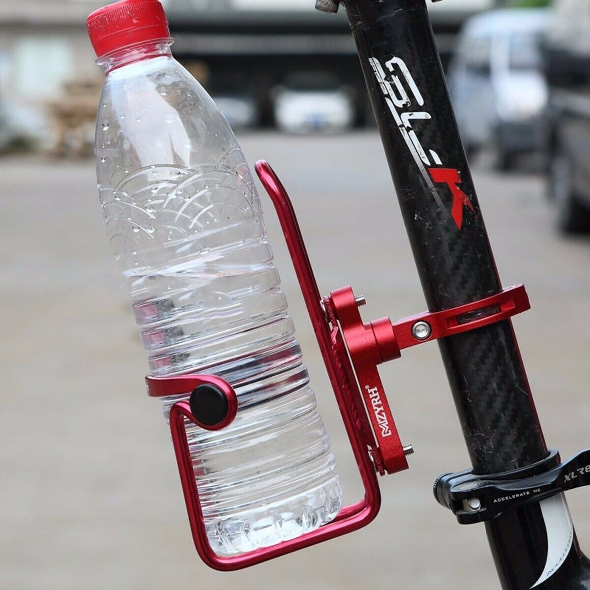 New Bike Bicycle Cycling Handlebar Mount Water Bottle Cage Holder Clamp ...