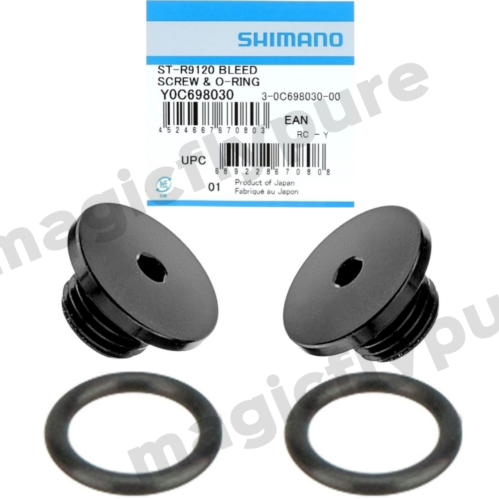 Shimano STR9120 Bleed Screw & ORing for Road Bike Y0C698030 2pcs