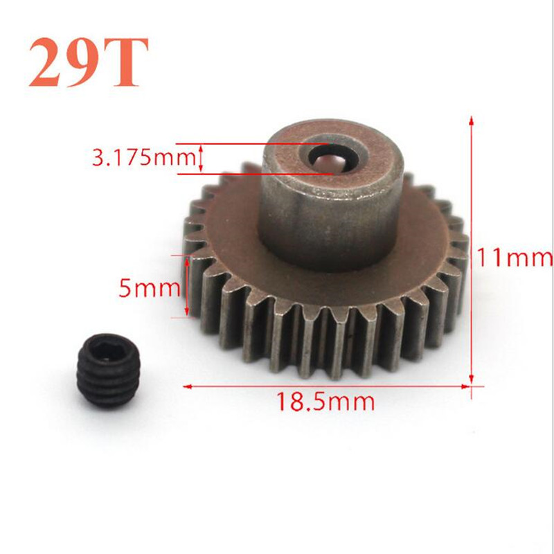 Differentiële Hoofd Metalen Spur Gear 64T 17T 21T 26T 29T - Motor Gear RC Deel voor