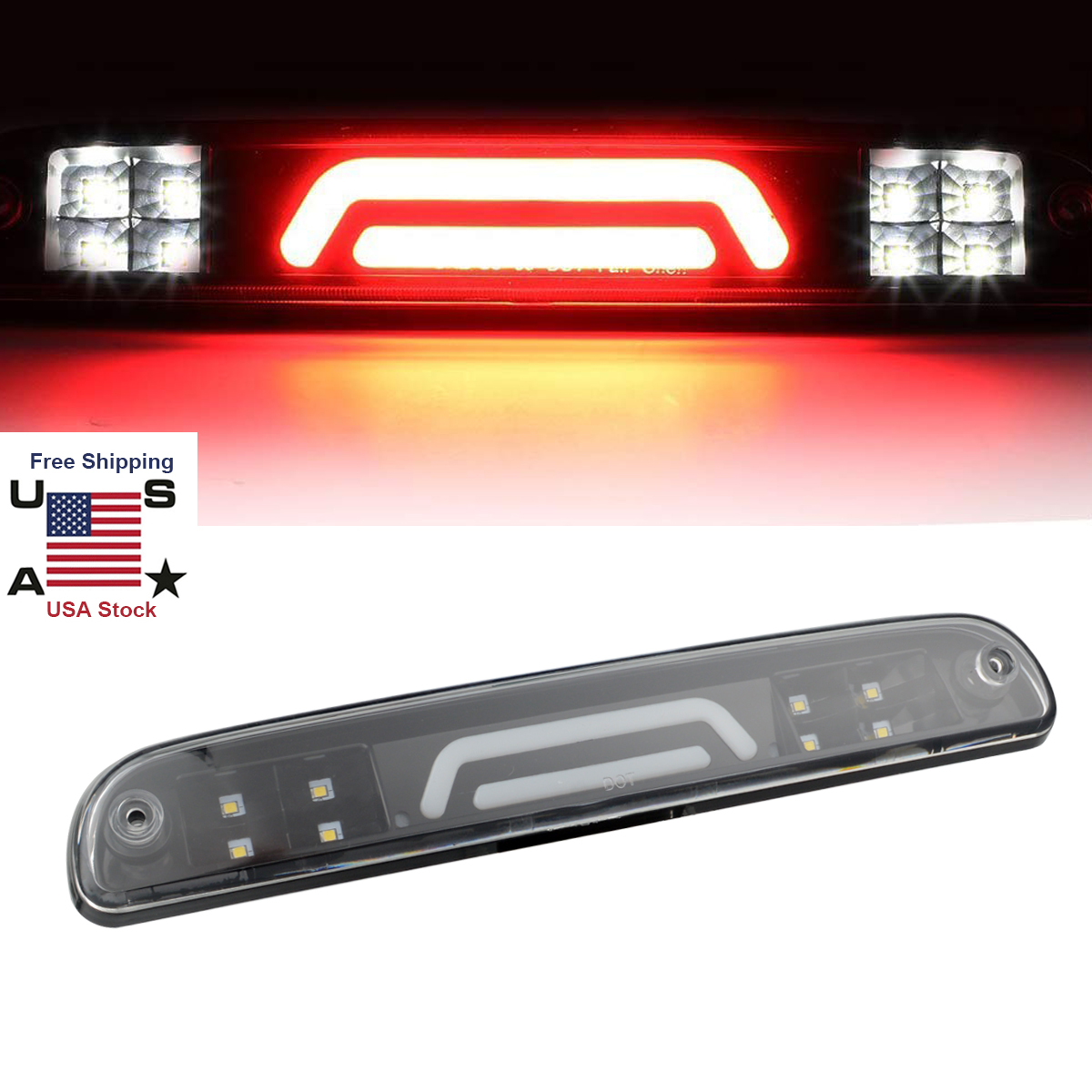 1Pcs Led Third 3rd Brake Light For 19992016 Ford F250 F350 Super Duty