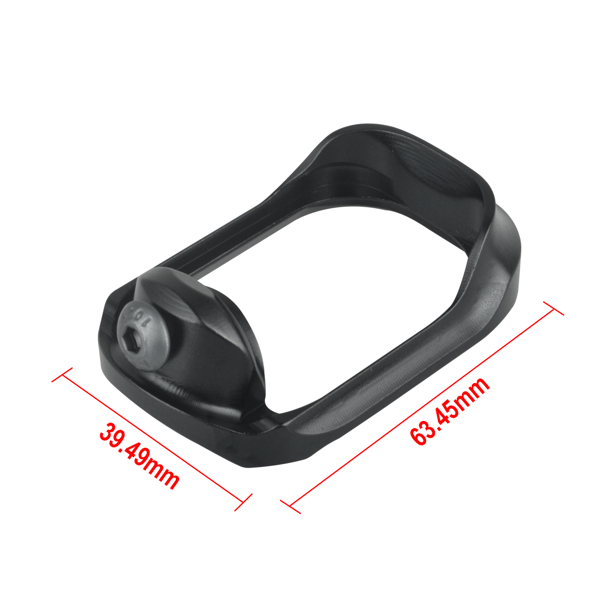 thumbnail image 2 of Black Anodized Aluminum Magwell For Glock Gen 3 & 4 – Fits G17/22/24/31/34/35/37, Unbranded 2 of 4