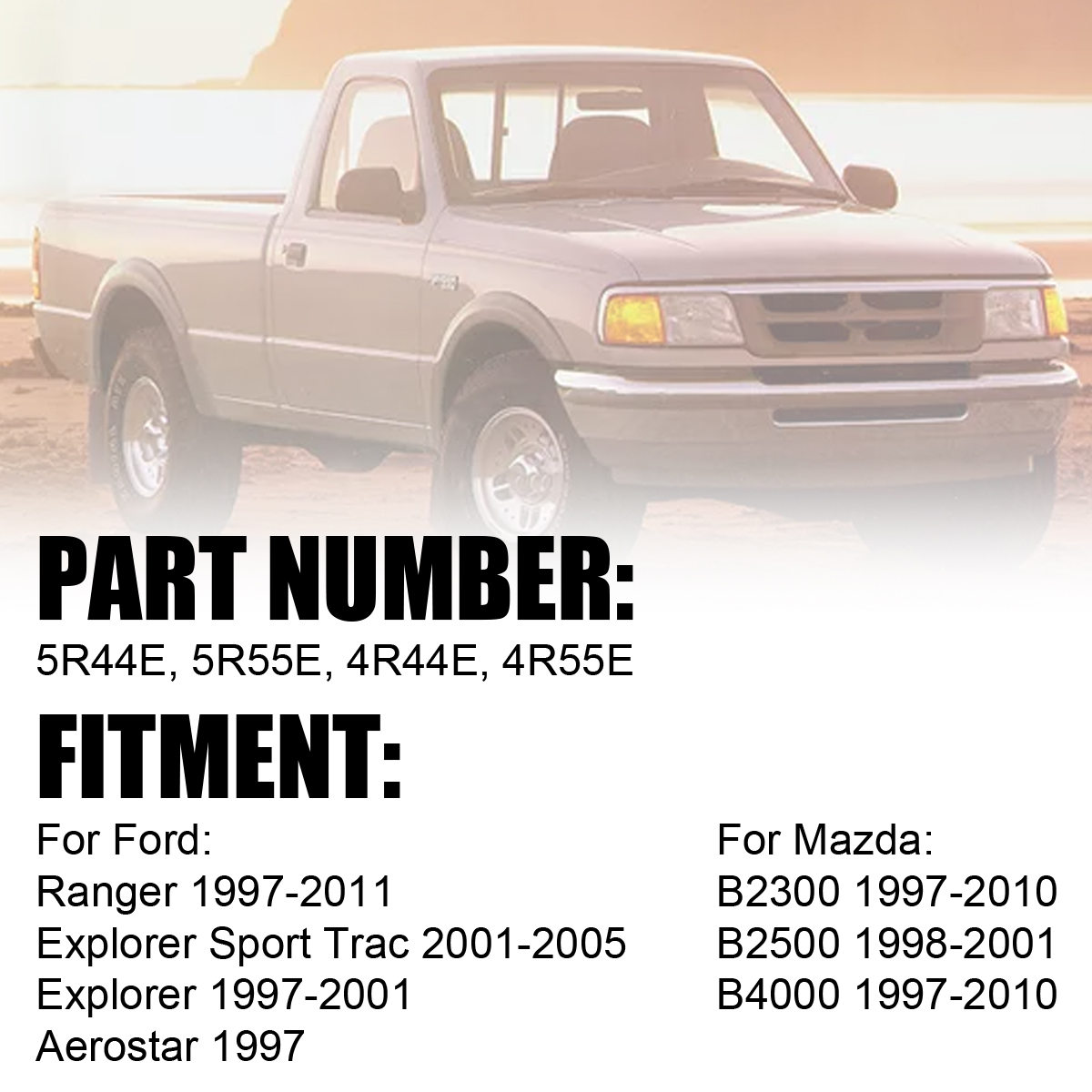 Transmission Shift Solenoid For Ford Ranger, Explorer, Mountaineer – 4R44E, 4R55E, 5R55E (95-Up, 4WD/2WD)
