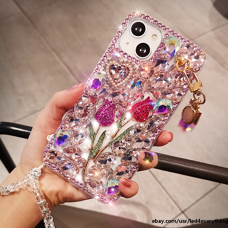 Custodia Magnetica Diamante IPhone 15 Pro Custodia Con Anello Per IPhone 16 Pro Max/15/14/13/12/11 - Glitter Diamante, Magnetica E Sottile, Garanzia 6 Mesi Custodia Sicura Con Ring Holder - Foto 2