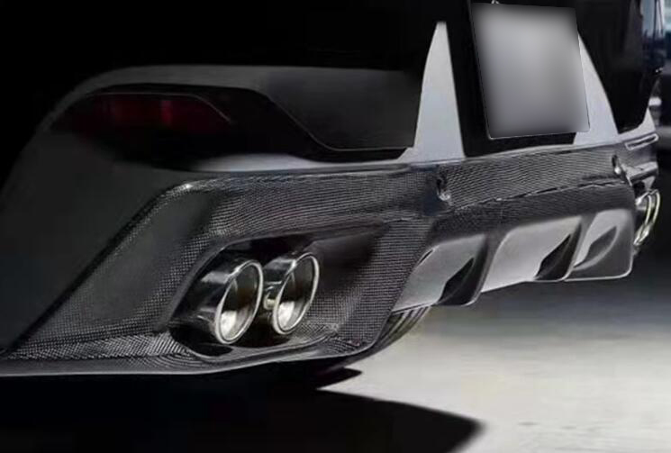 For BMW X2 F39 2018-2021 Dry Carbon Fiber Rear Bumper Diffuser