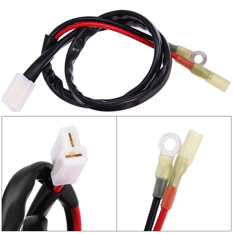 Universal 12V Car Offroad Dual Electric Cooling Fan Wiring Harness Kit