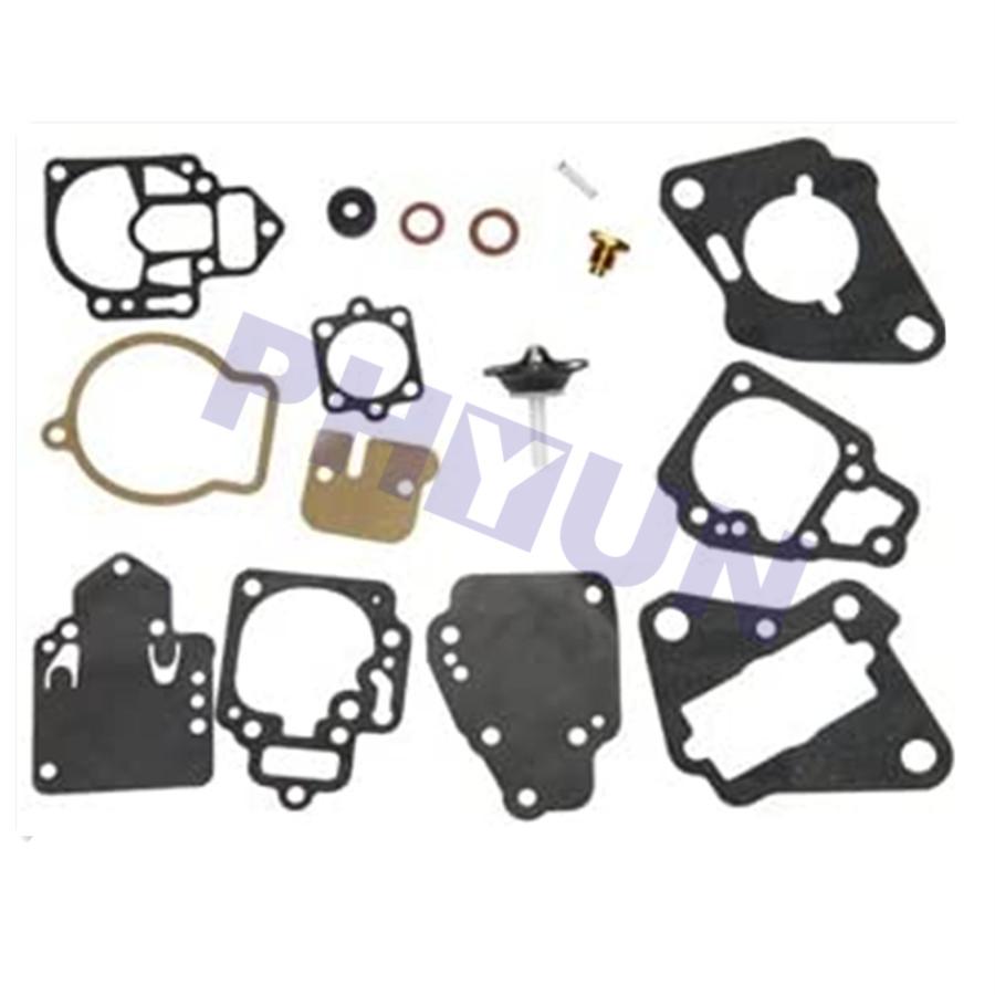 Carburetor Repair Kit Gasket 1395-97611 Replace For Mercury 6-25hp 2 Cylinder