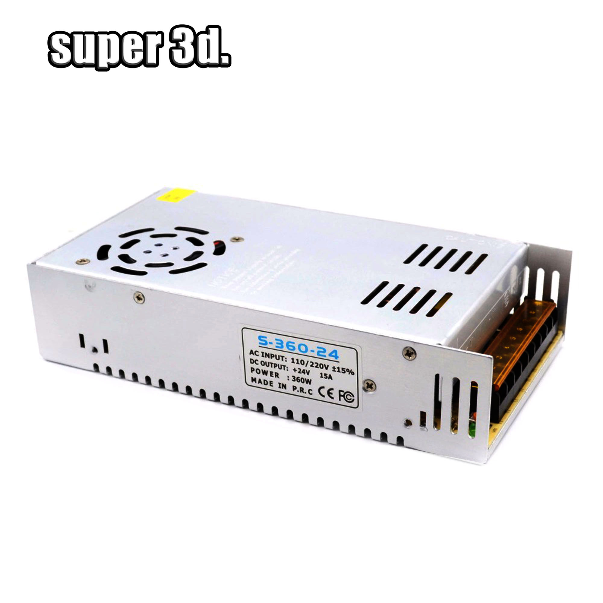 S-360-12/S-360-24Switching Power Supply DC12/24V 360W with CE RHS