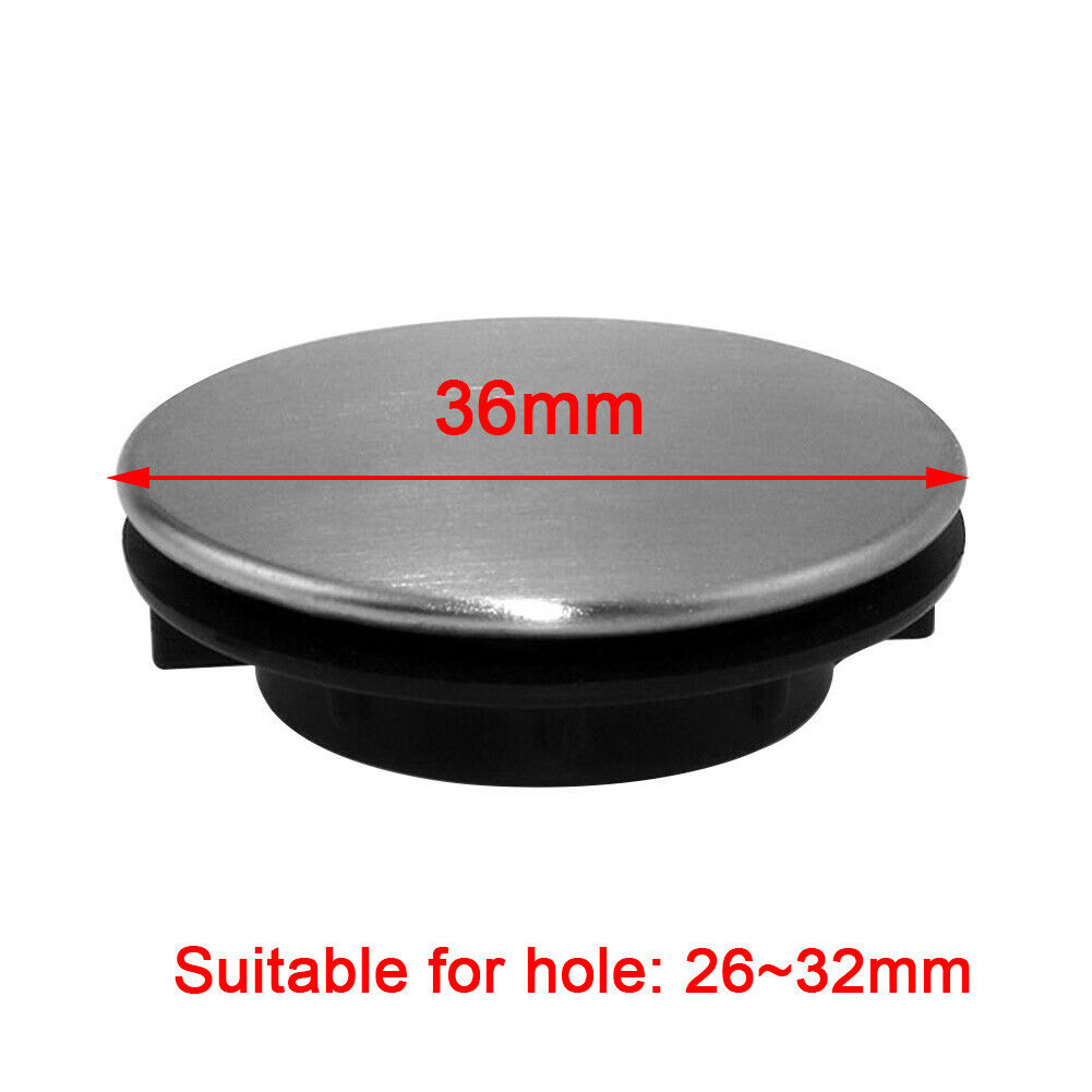 Stainless Steel Sink Tap Hole Blanking Plug Kitchen Basin Cover Cap