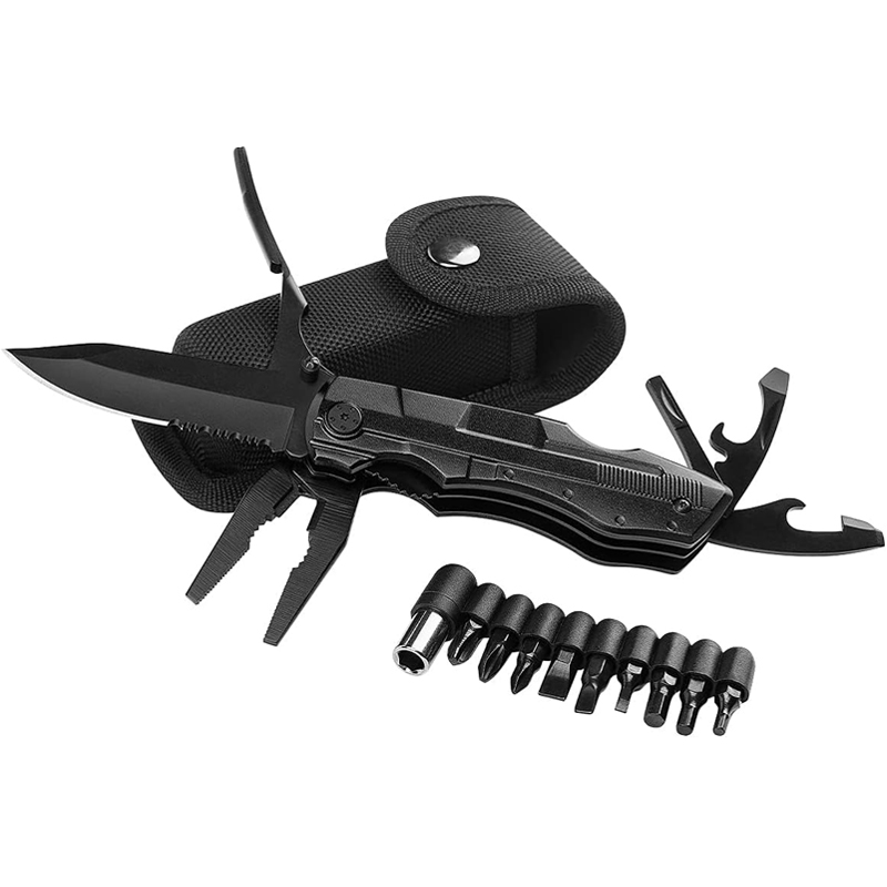 18-in-1 Multi Tool Knife Outdoor Survival Compact Folding Pocket