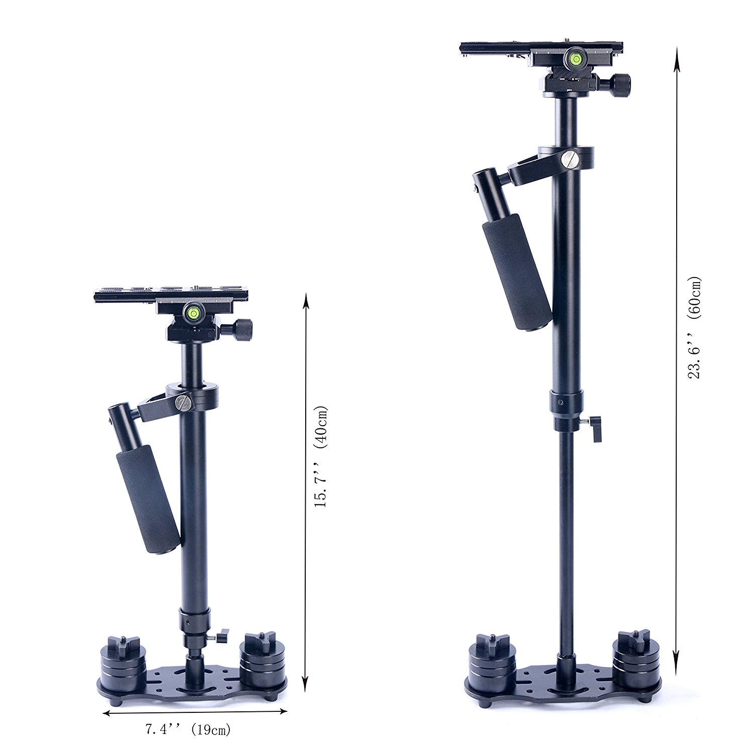 S60 Handheld Steadicam/Camera Stabilizer 24"/60cm with Quick Release Plate DSLR - 75797daa5978e47f5If8c7agggbg8dd7c6qwnX - S60 Handheld Steadicam/Camera Stabilizer 24&#8243;/60cm with Quick Release Plate DSLR