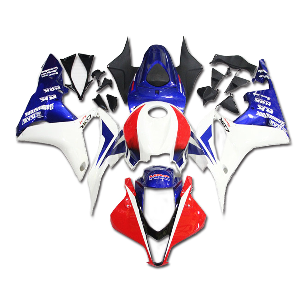 US STOCK ReHRC Red White Injection Fairing Fit for Honda 2007-2008