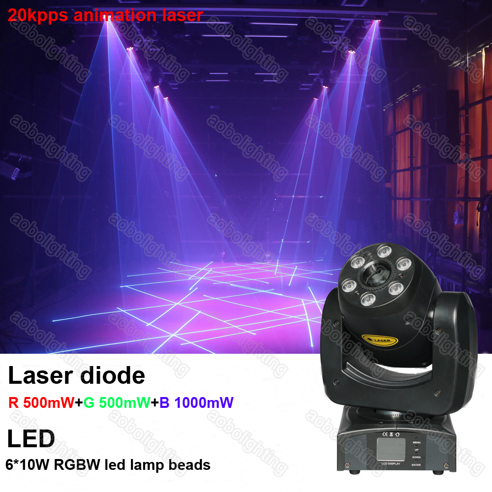 DJ disco 2W RGB moving head beam Laser Stage Show Lighting Wash Moving heads LED (1).jpg