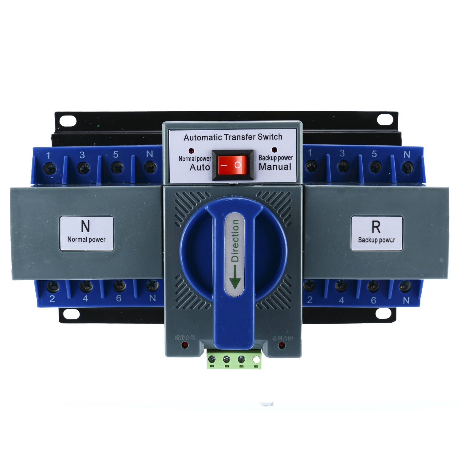 110V 4P 6A-63A 50HZ/60HZ Dual Power Automatic Transfer Switch