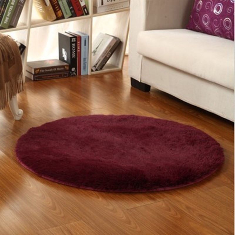 Circle Round Soft Gy Area Rug Living Room Carpet Bedroom Description