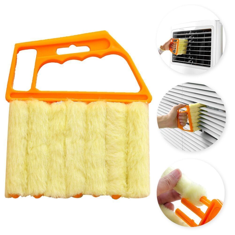 7 SLAT BLIND CLEANER BRUSH DUSTER BLINDS EASY CLEANING TOOL