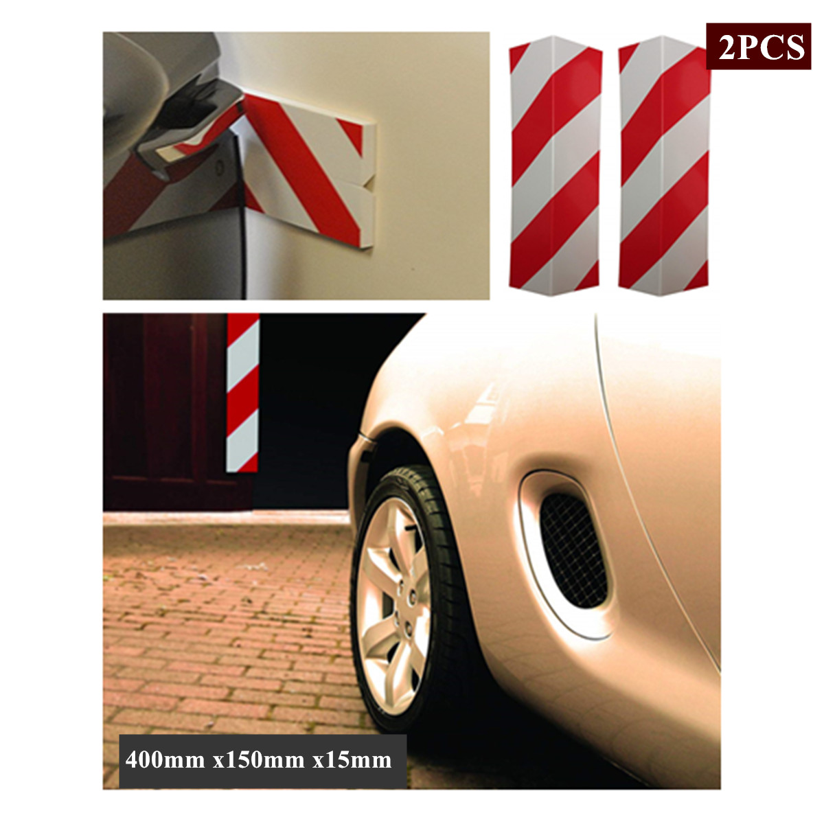 8PCS//Set Scratch Strip Protection Car Door Edge Guards Trim Molding Delightful