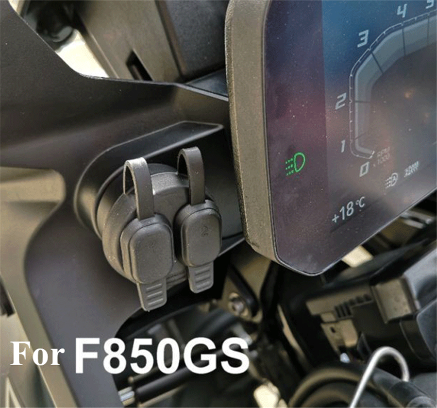 Chargeur Double USB Pour Moto BMW - Adaptateur Prise DIN Hella 12-24V - Compatible R1200GS, R1250GS, S1000XR, Etc.