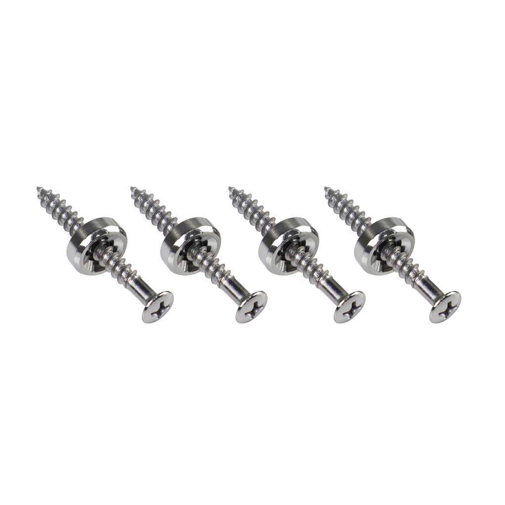 4 Set Neck Joint Bushings And Bolts For Electric Guitar Bass Steel Accessory 