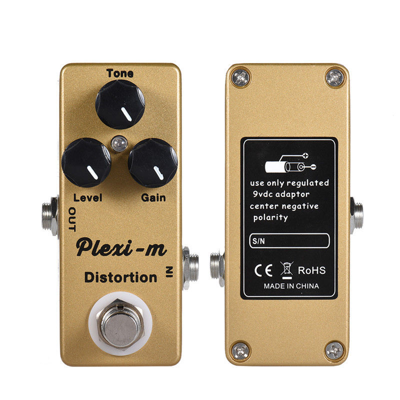 Mosky Plexi-m Distortion Guitar Effects Pedal PLEXI-M True Bypass Mini ...