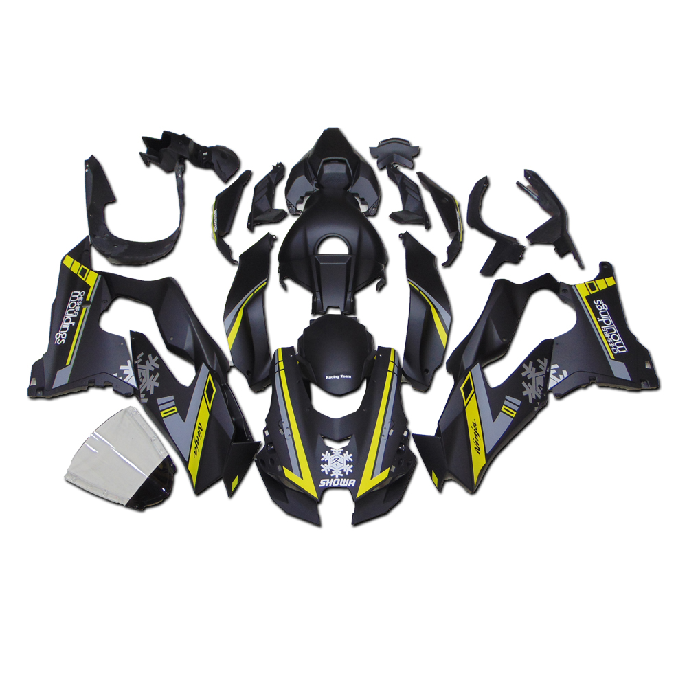 Injection Yellow Black ABS Fairing Fit for Kawasaki Ninja