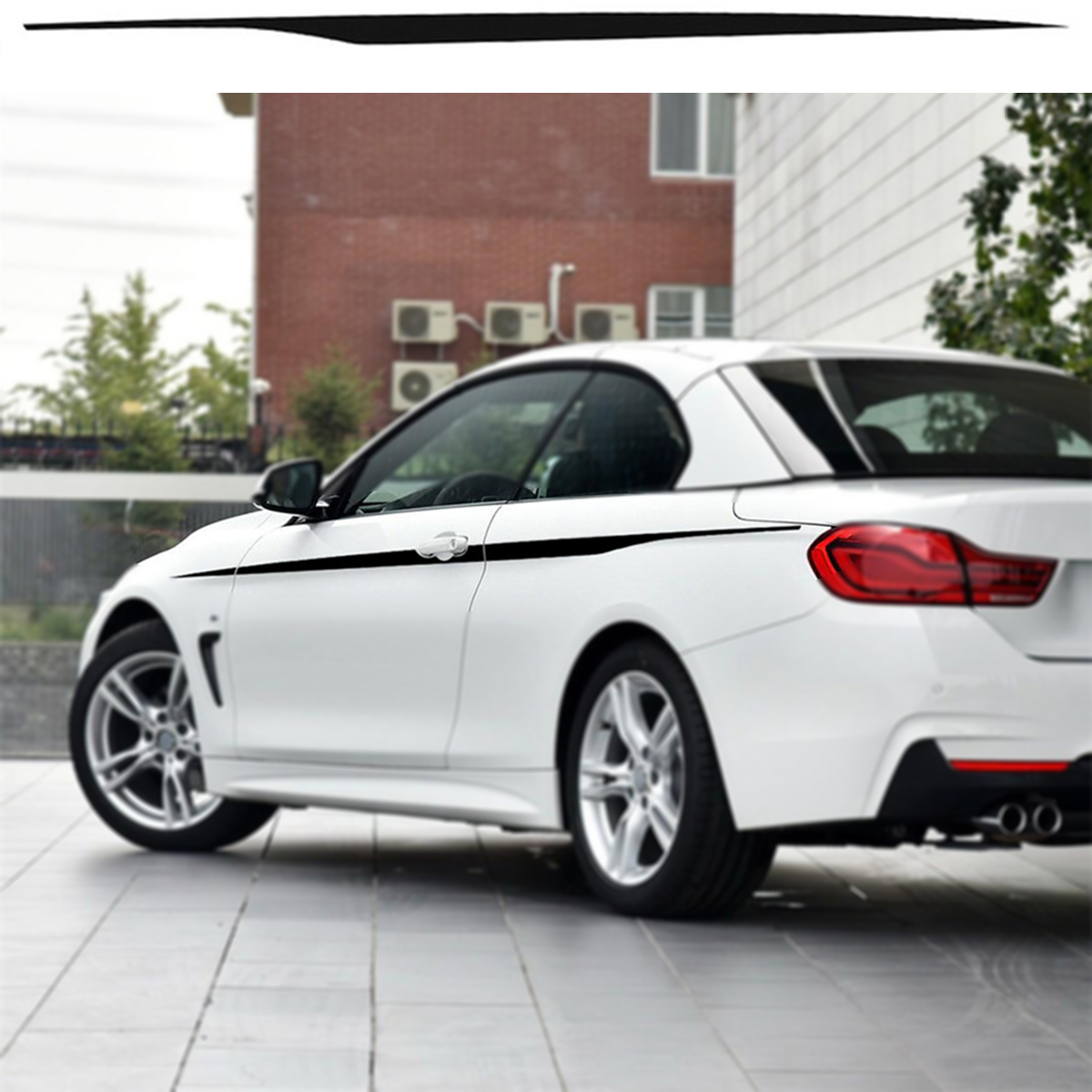 top quality Vinyl Decal Side Stripes Decals for Left /& Right Side for BMW SUV