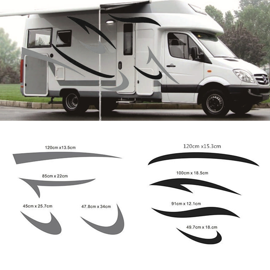 Caravan/Camper/Car/Van/Bike/Window Vinyl Decal Sticker Crowded Camper