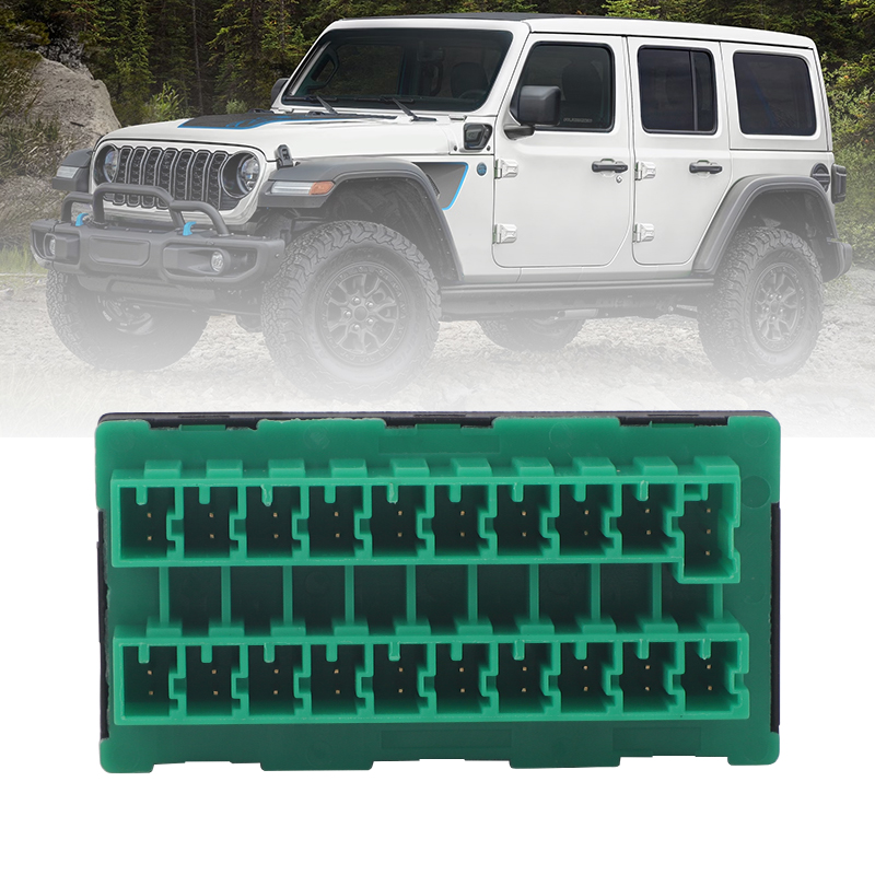68321746AA Fuse Connector Double Row Green For Jeep Wrangler JL