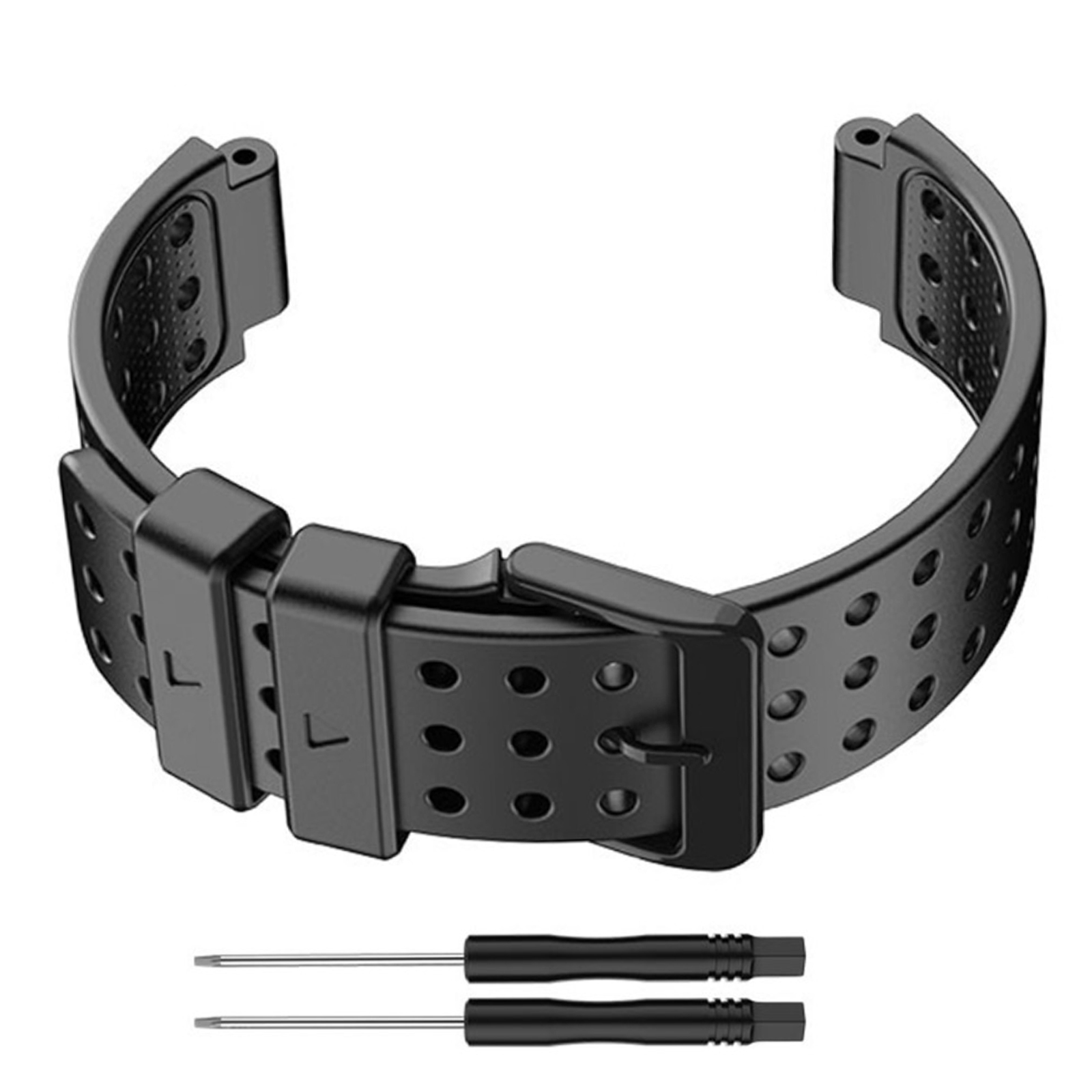 Cinturino INF per Garmin Forerunner 220/230/235/630/620/735XT Nero