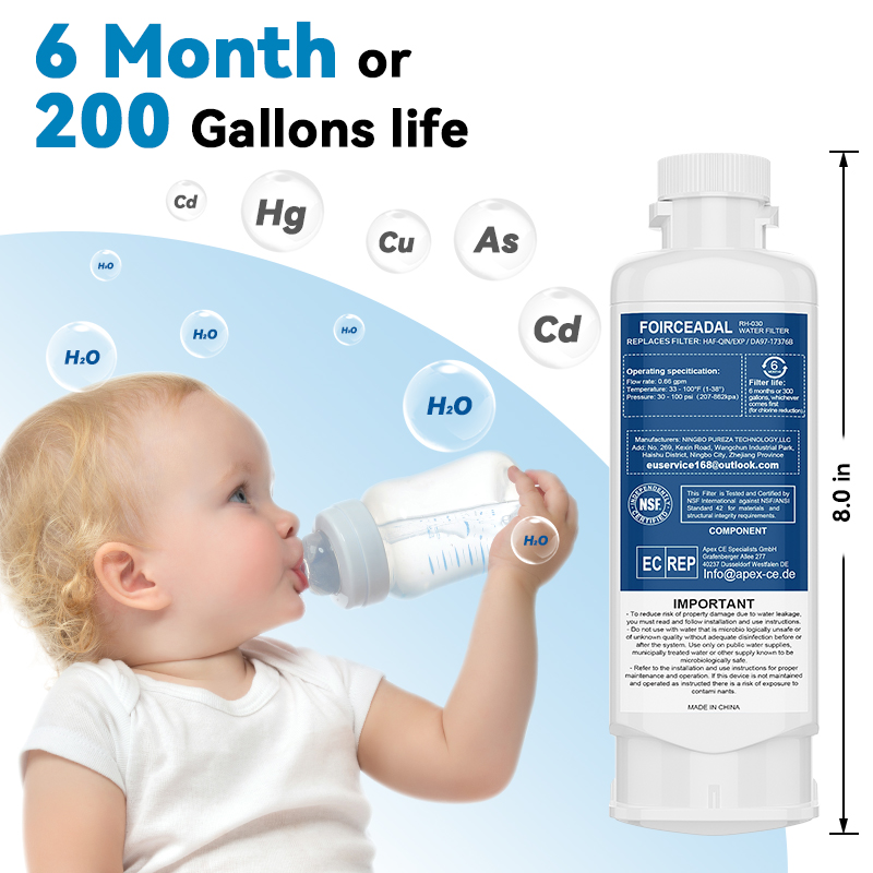 Filtro de Agua Original Compatibles con Refrigerador Samsung,DA97