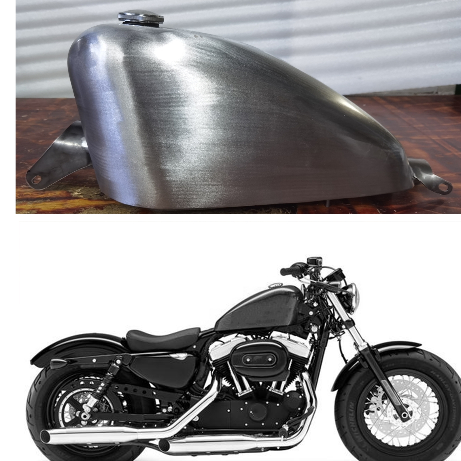 For Harley Sportster 2007 2008-2022 Handmade Motorcycle Gas Fuel