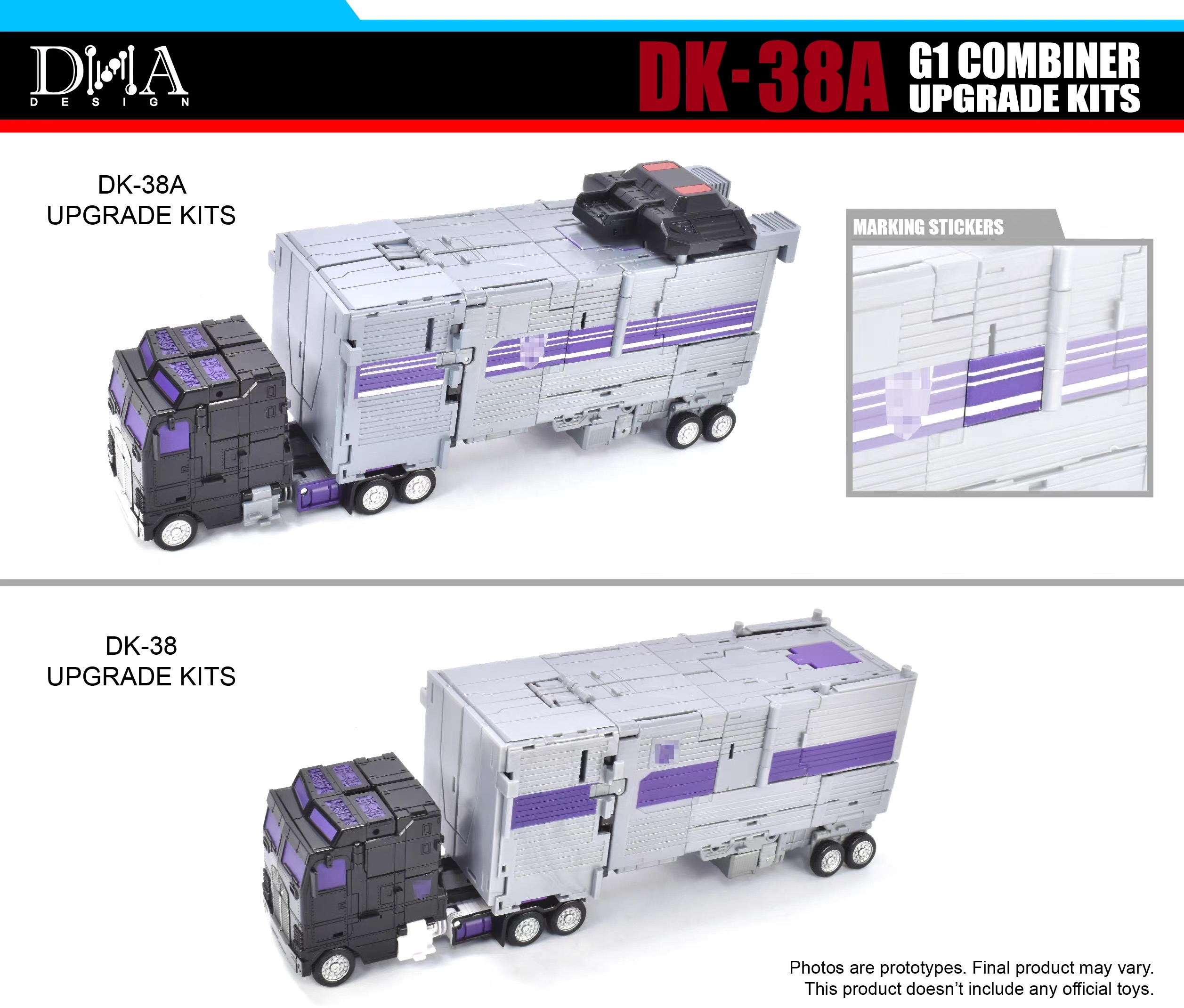 DNA DK-38A Upgrade Kit For Legacy Menasor Motormaster G1 COMBINER