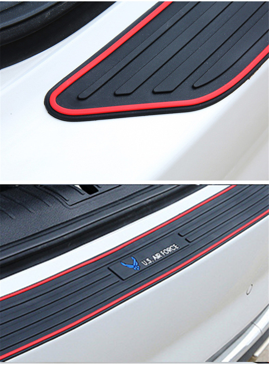 Rubber Car Rear Guard Bumper Scratch Protector Nonslip Cover US AIR