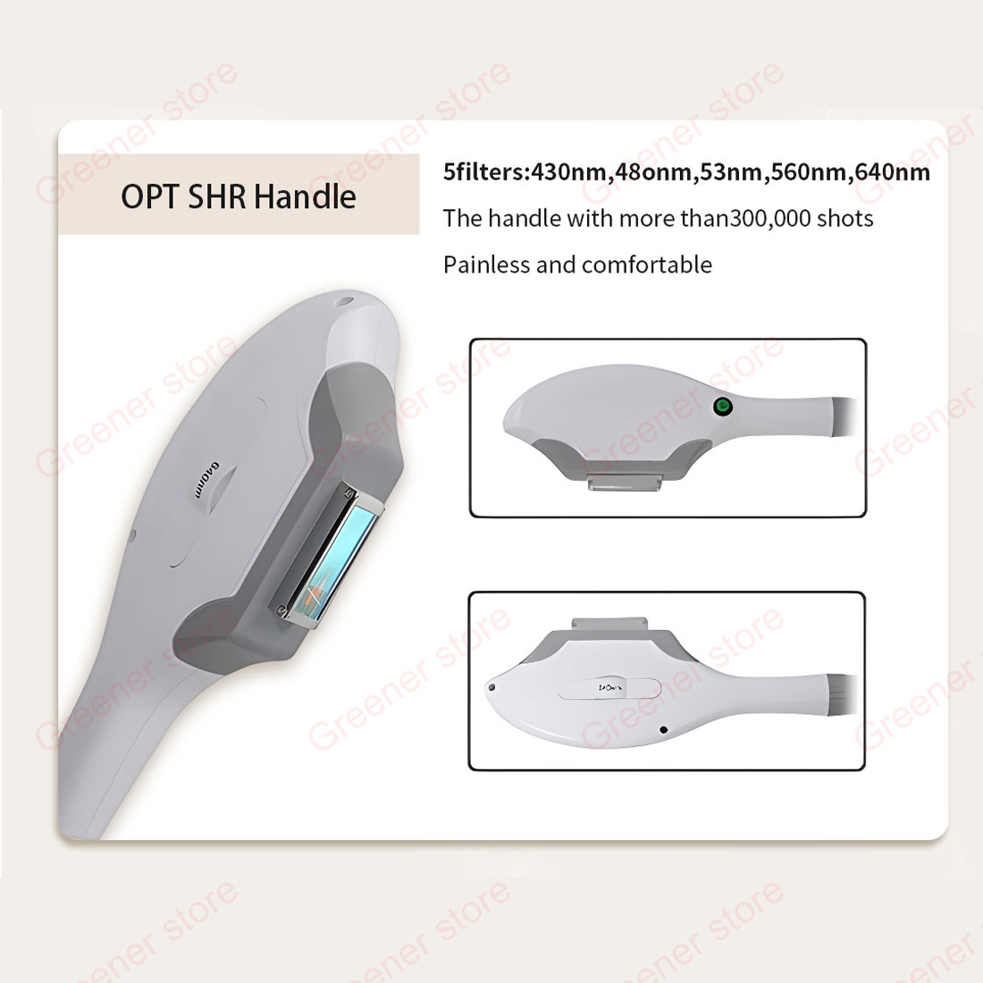 Machine 3en1 D'épilation Et Soin De La Peau IPL SHR RF + Laser ND YAG - Neuve, écran LCD