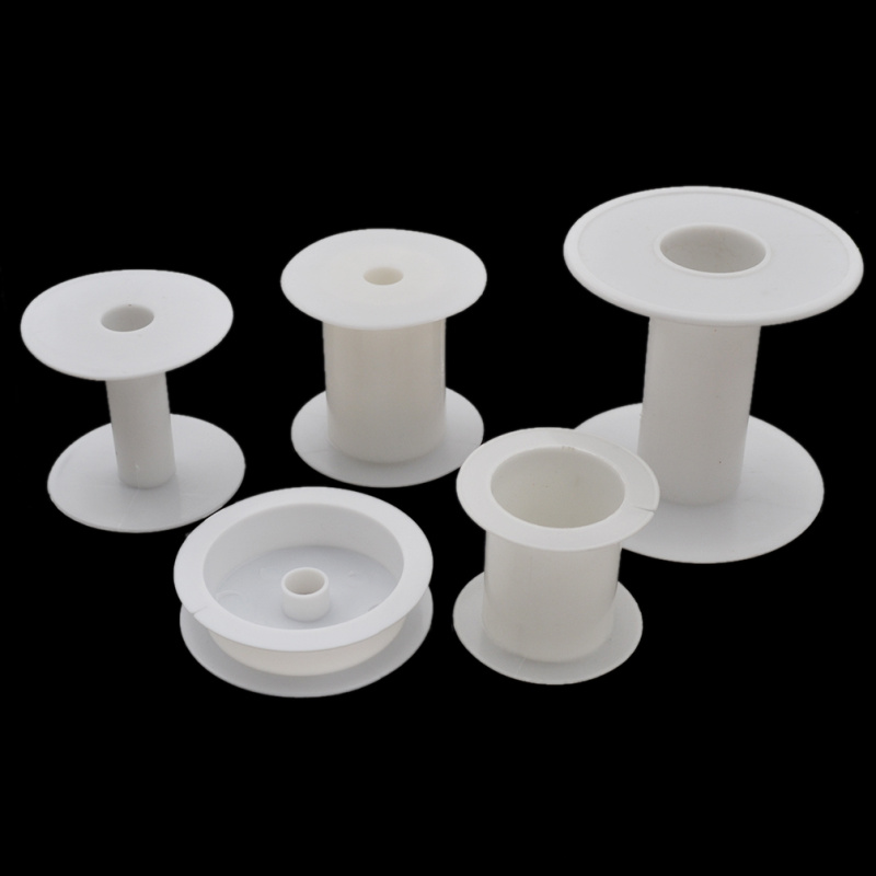 Empty Plastic Bobbins Spools For Thread Ribbon Sewing Accessory Various
