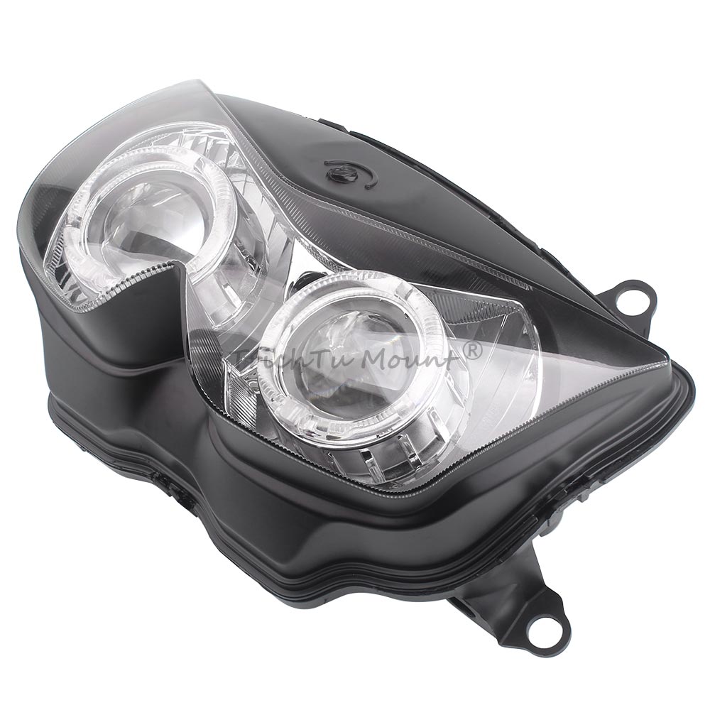 Front Headlight Assembly w/Angel Devil Eye For Kawasaki