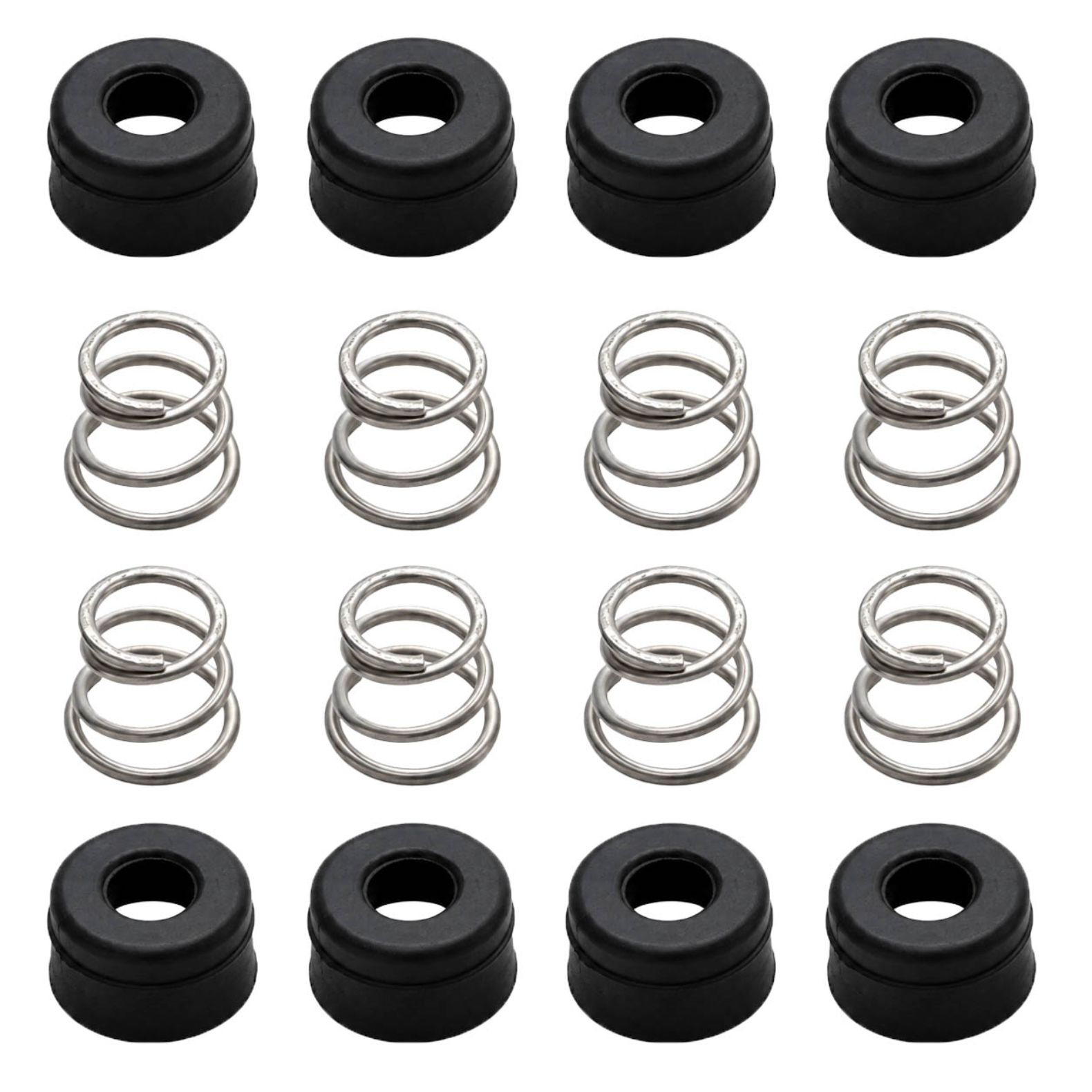 RP4993 Replacement Seats And Springs – Compatible With Delta Single Handle Faucets, 4-Pack, Stainless Steel & Rubber