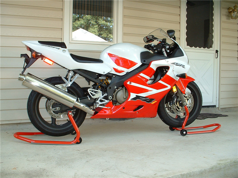 FD Fairing White Red Injection Fit for Honda CBR600F4I 2001