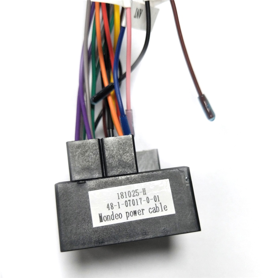 Car Stereo 20 PIN Wiring Harness Connector Adapter 1 or2din Power Cable