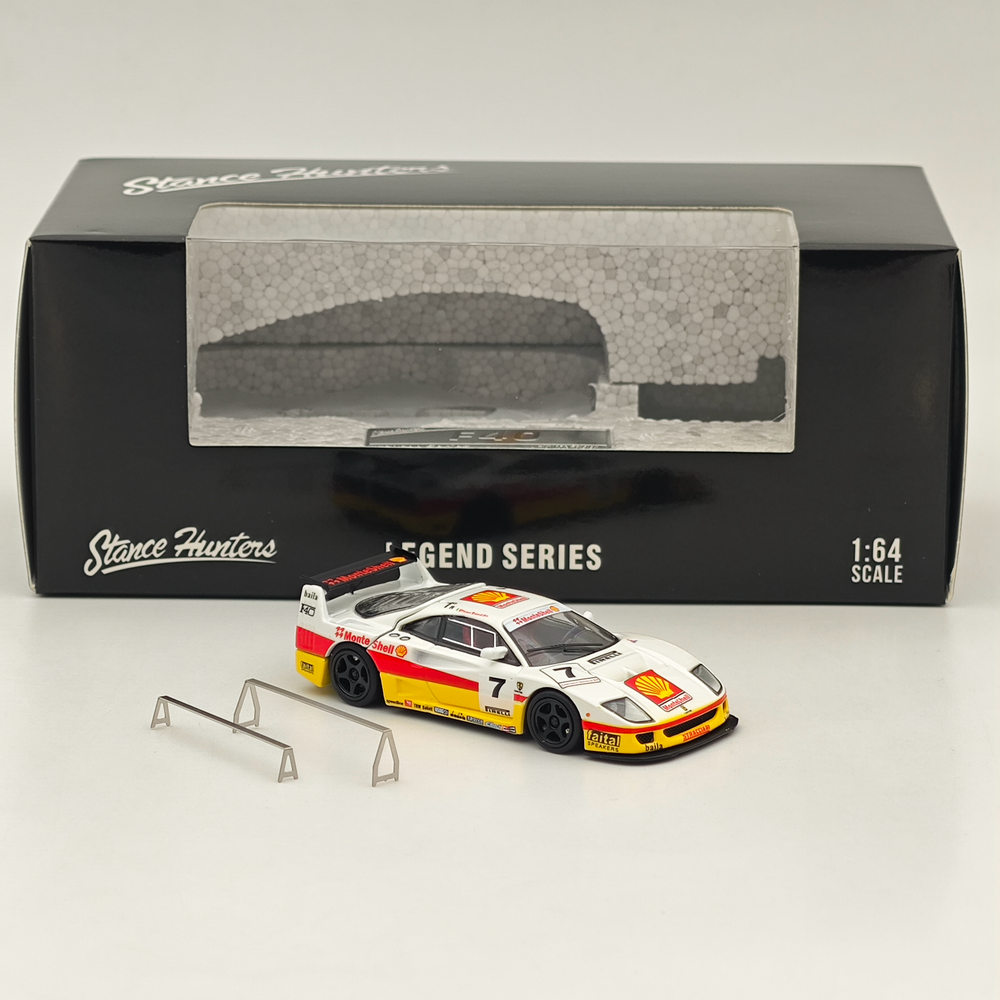 ミニカー Stance Hunters Ferrari F40 PILOT LEGEND Ferrari F40 LM Pilot Blue 1:64 Diecast Model - Legend Series