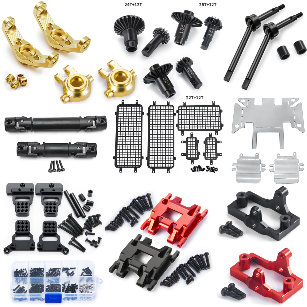 TRX4M Suspension Links 1/18 TRX4M Upgrades Kit - Aluminum Shock Towers ...