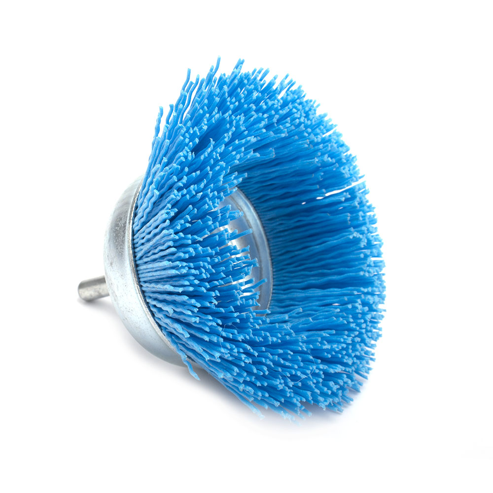 3Pcs Abrasive Wire Wheel Brushes Assorted Nylon Brush Set 3Inch//4 for Drill with 1//4 Shank