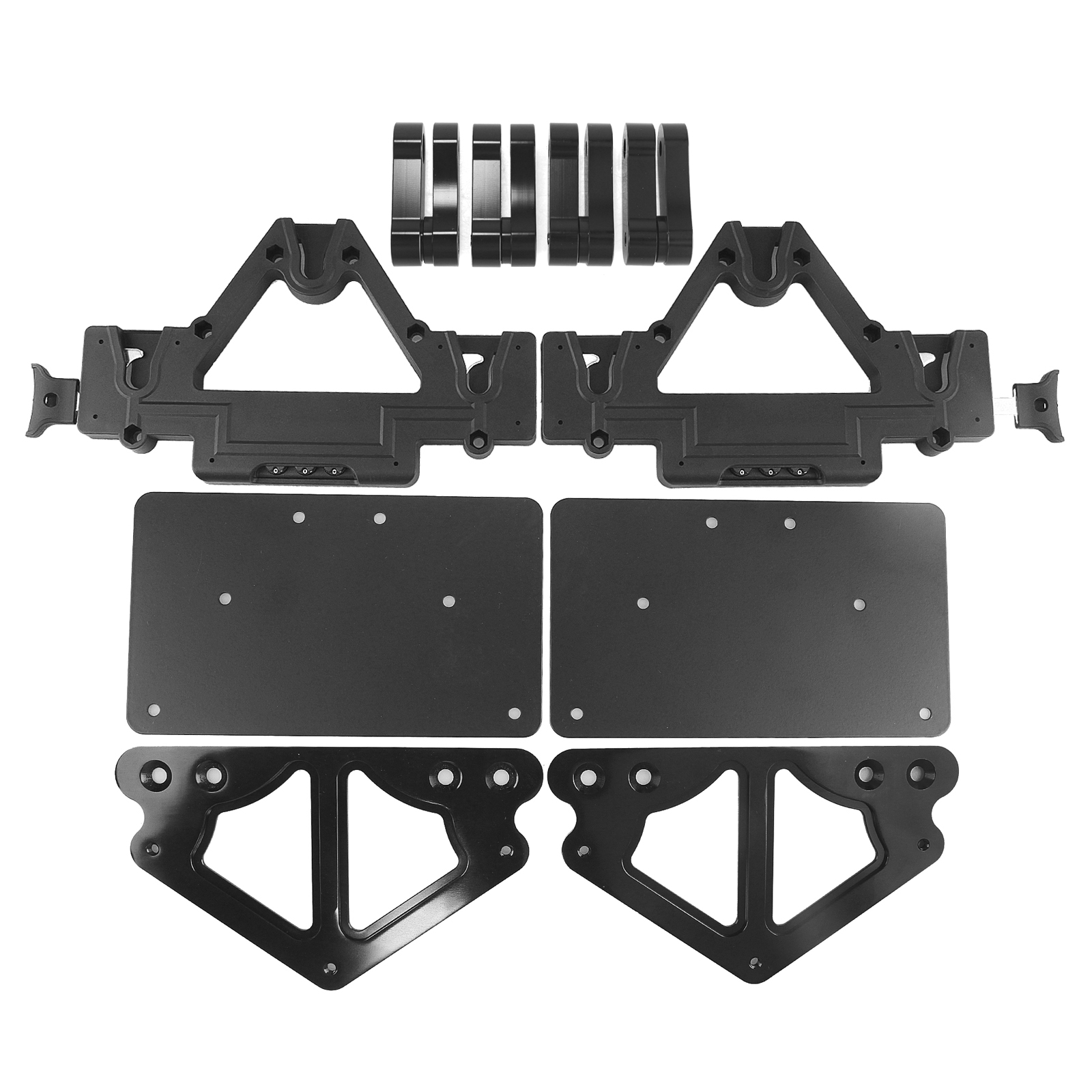 FLFBS バックサポート SaddleBag Brackets Parts For All Motorcycle Harley Davidson