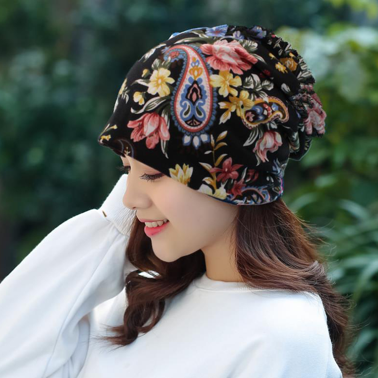 Men Women Paisley Beanie Hat Elastic Soft Multi-Use Neck Men Women Paisley Beanie Hat Elastic Soft Multi-Use Neck