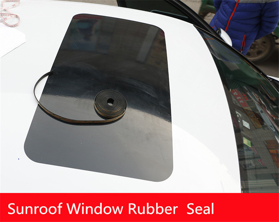 Universal 25mm*4mm Car Windshield Sunroof Triangular Window Rubber Seal