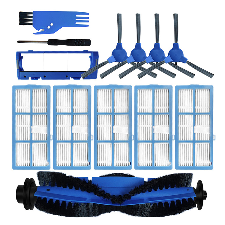 For MOOSOO MT501 MT710 MT720 Robotic Vacuum Cleaner Side Brushes Filters Kits