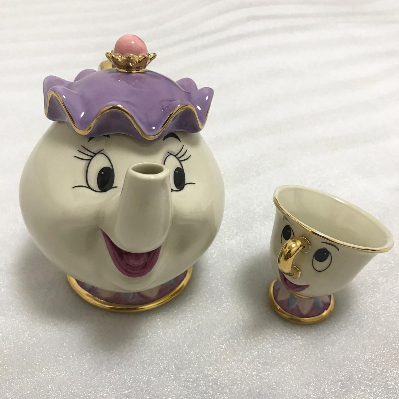 beauty and the beast pot and cup