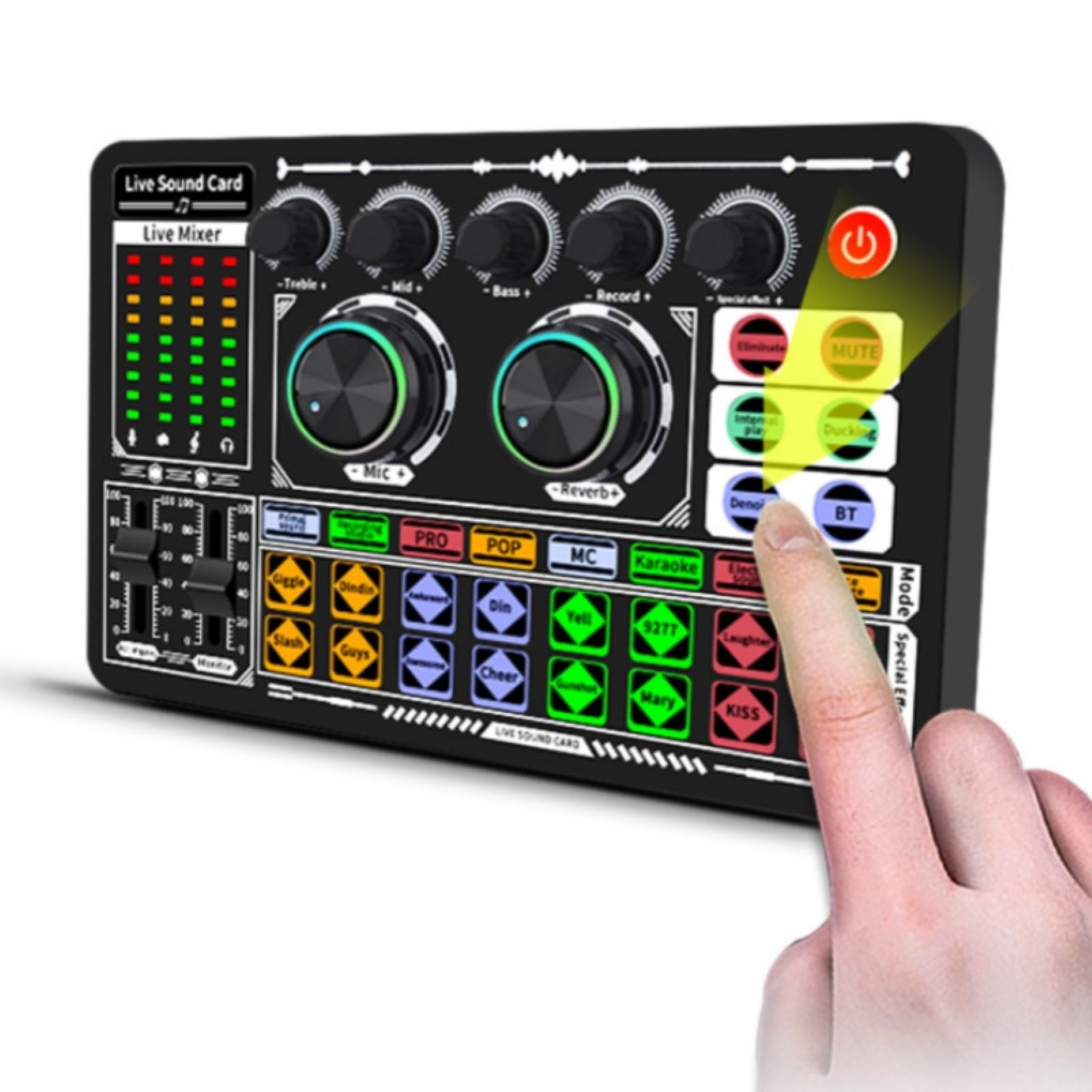 F999 Live Sound Card Professional Recording Equipment For Multiple