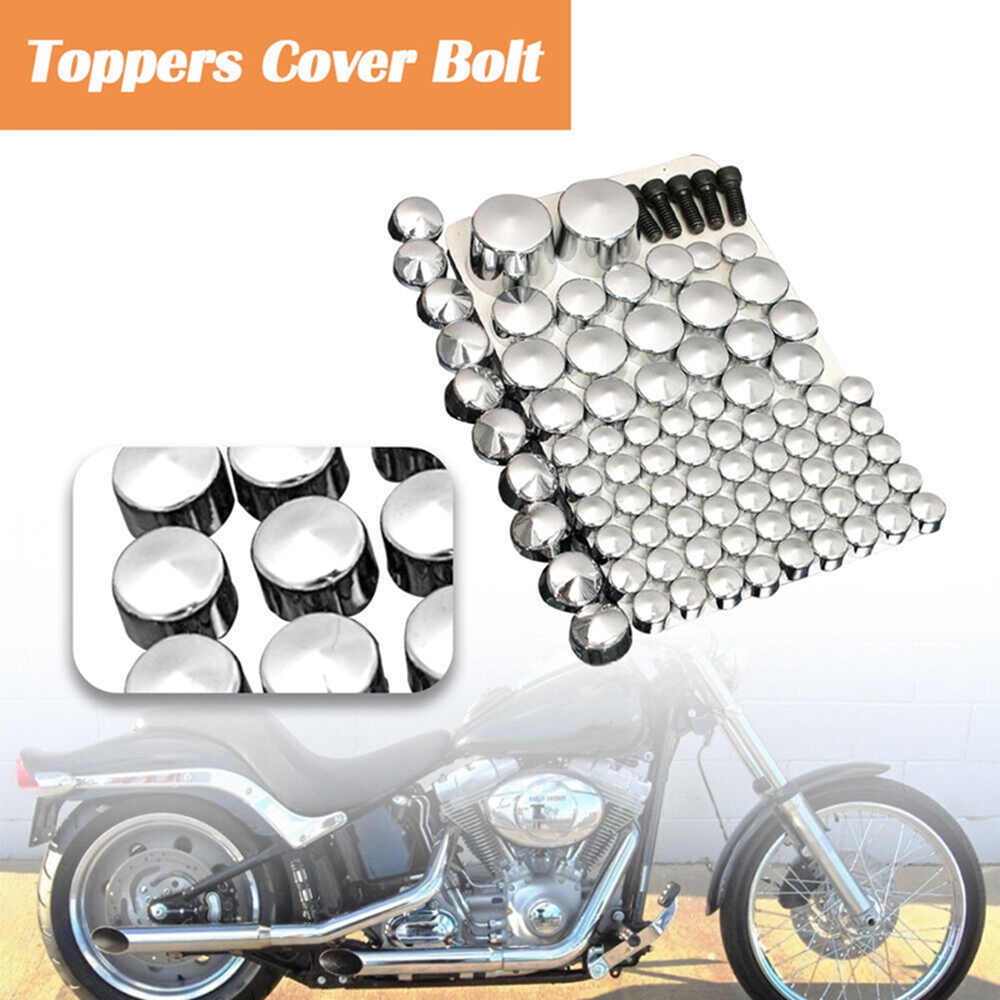 Chrome Bolt Toppers Schrauben Abdeckungen Fit For Harley