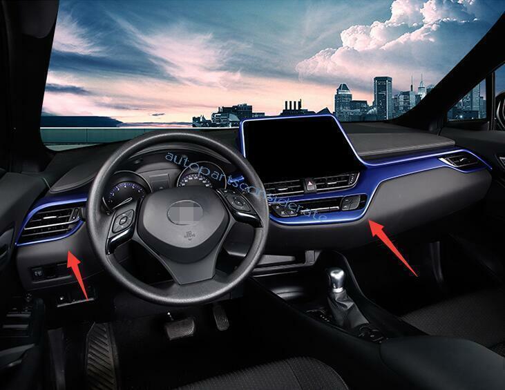 For Toyota CHR C-HR 2018-2021 2022 Blue Center Console Instrument